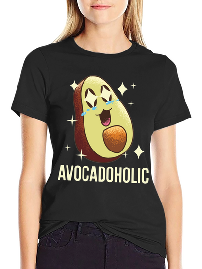 Avocadololic Graphic Tee -  Fun Foodie Shirt
