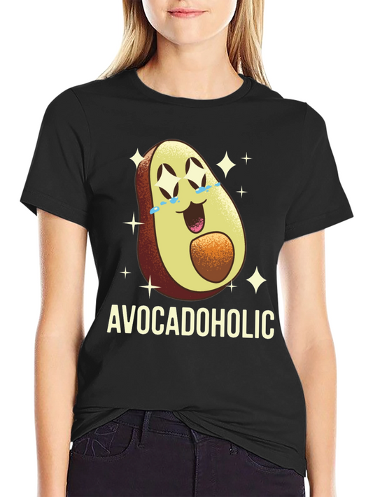 Avocadololic Graphic Tee -  Fun Foodie Shirt