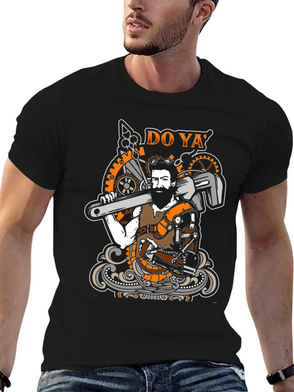 Steampunk Mechanic Graphic Tee