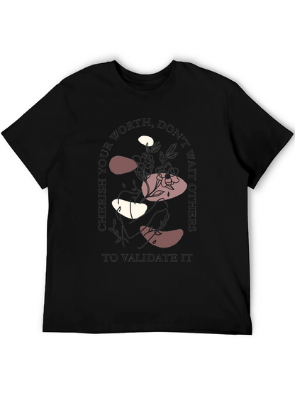 Abstract Patterned Graphic Tee