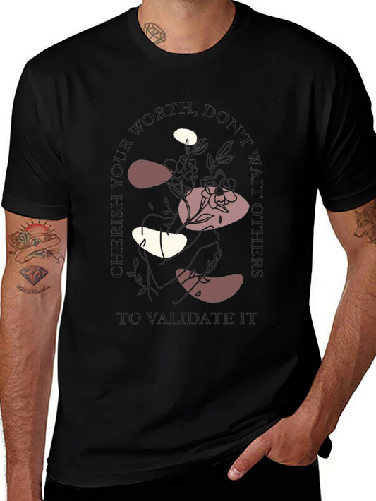 Abstract Patterned Graphic Tee