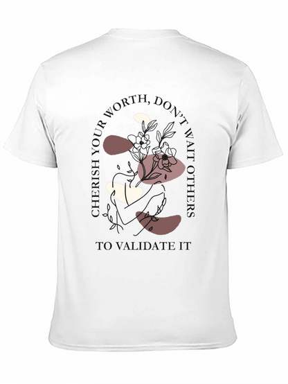 Abstract Patterned Graphic Tee