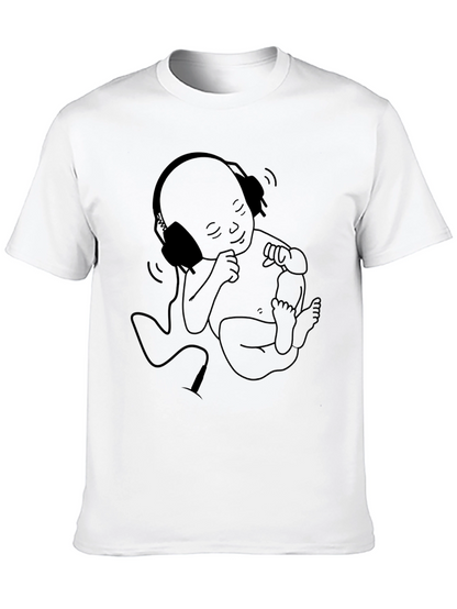 Baby DJ Graphic Tee - Cool Black Cotton T-Shirt
