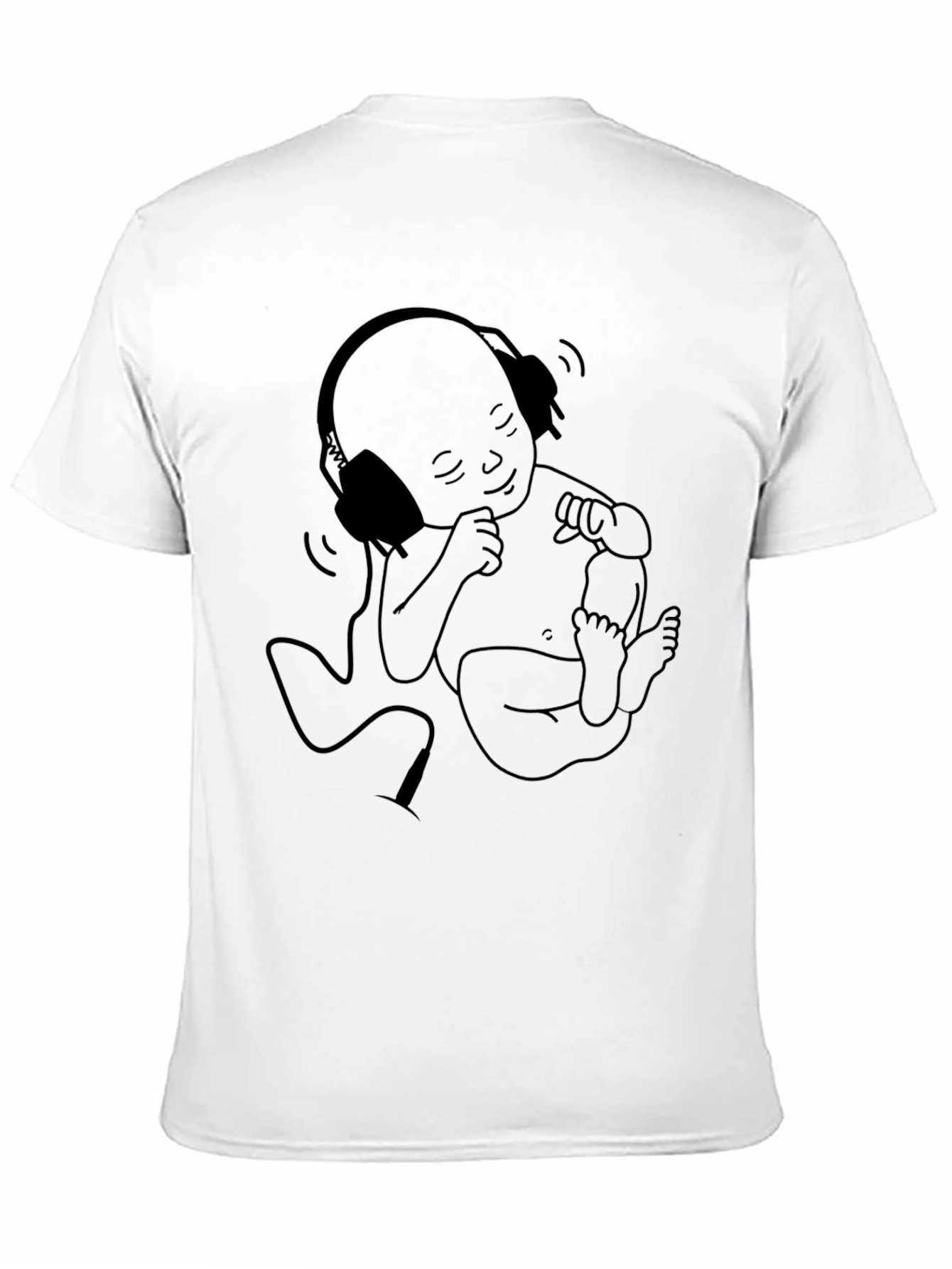 Baby DJ Graphic Tee - Cool Black Cotton T-Shirt