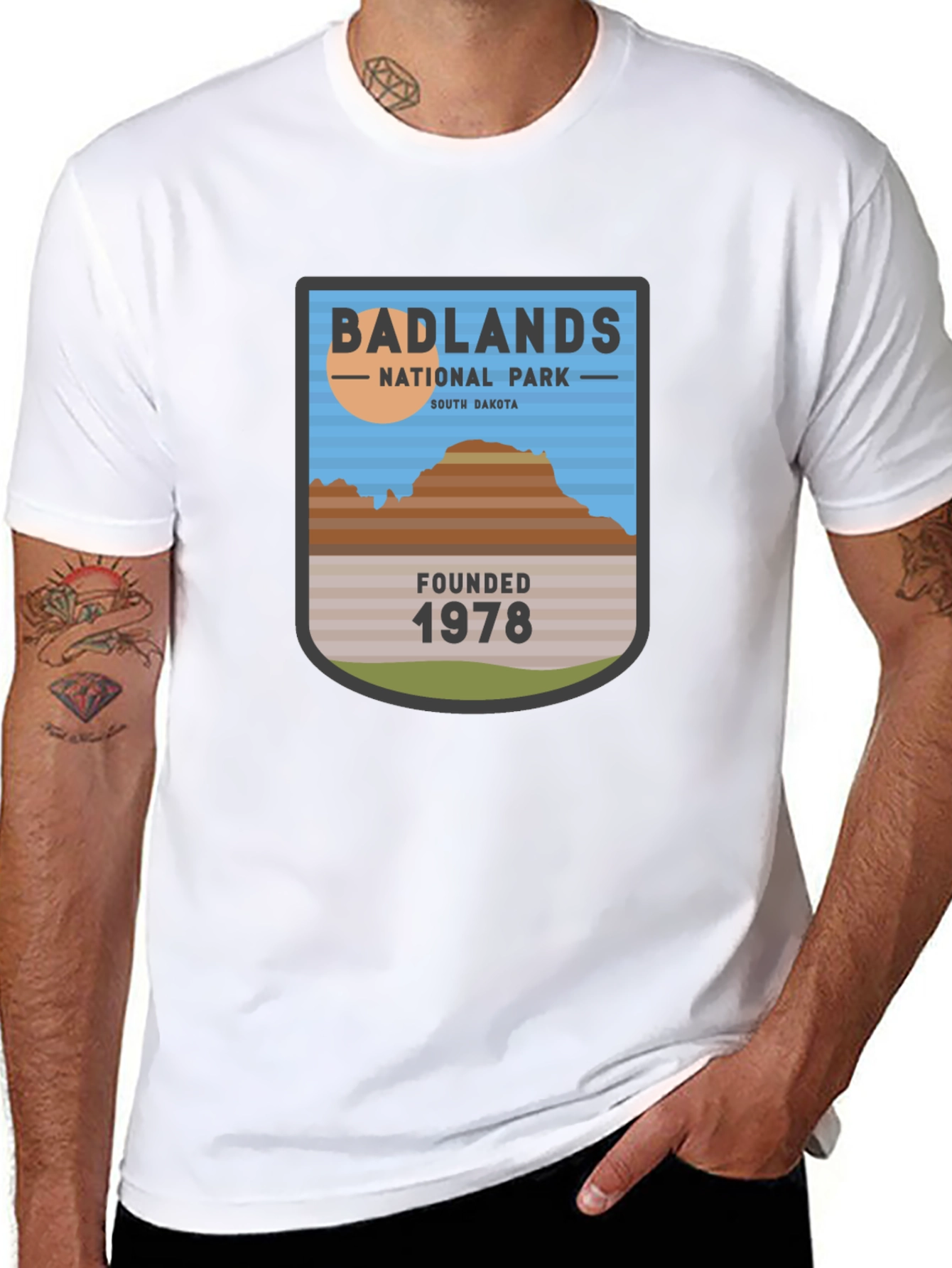 Badlands National Park Graphic T-Shirt