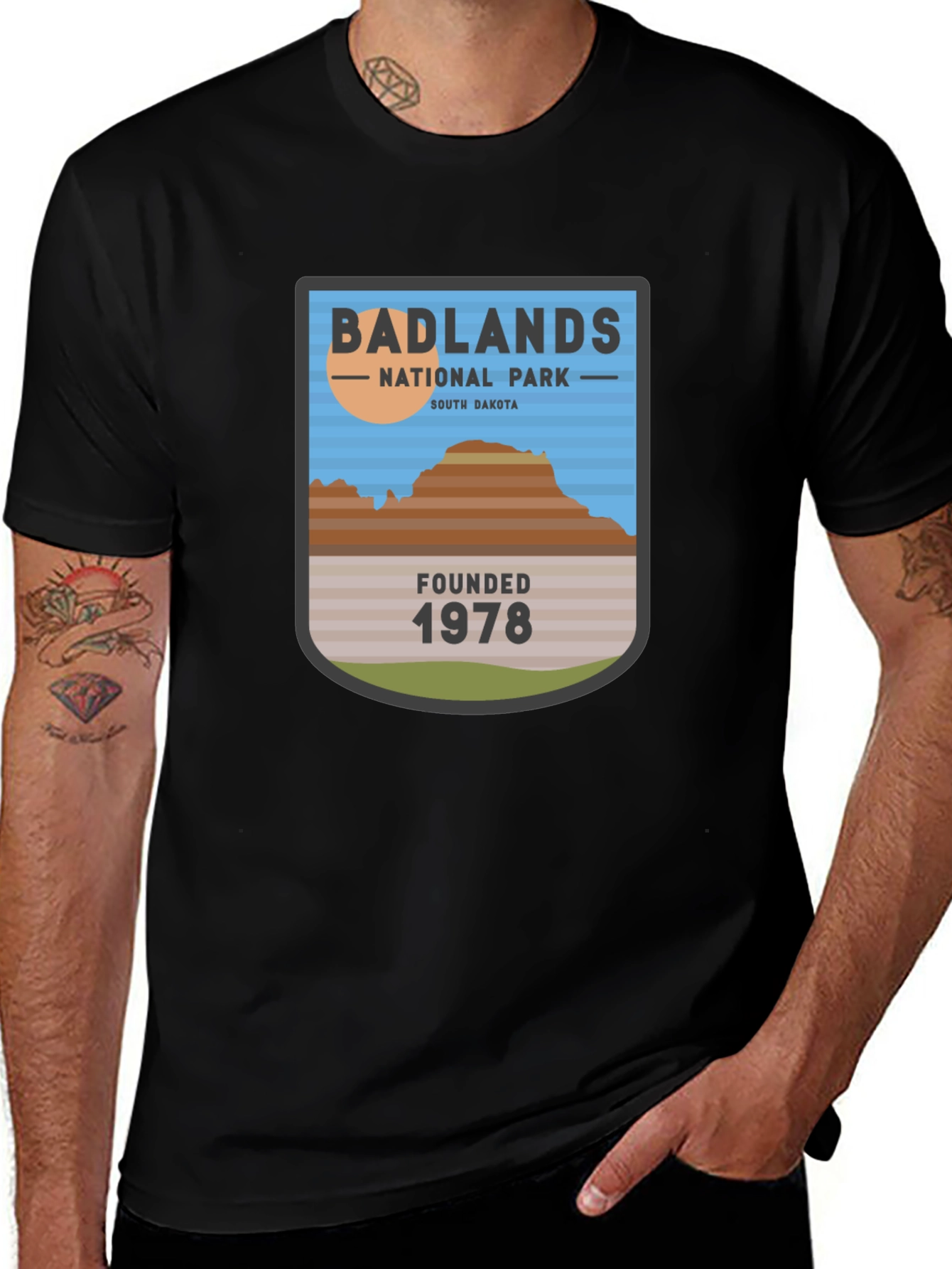 Badlands National Park Graphic T-Shirt