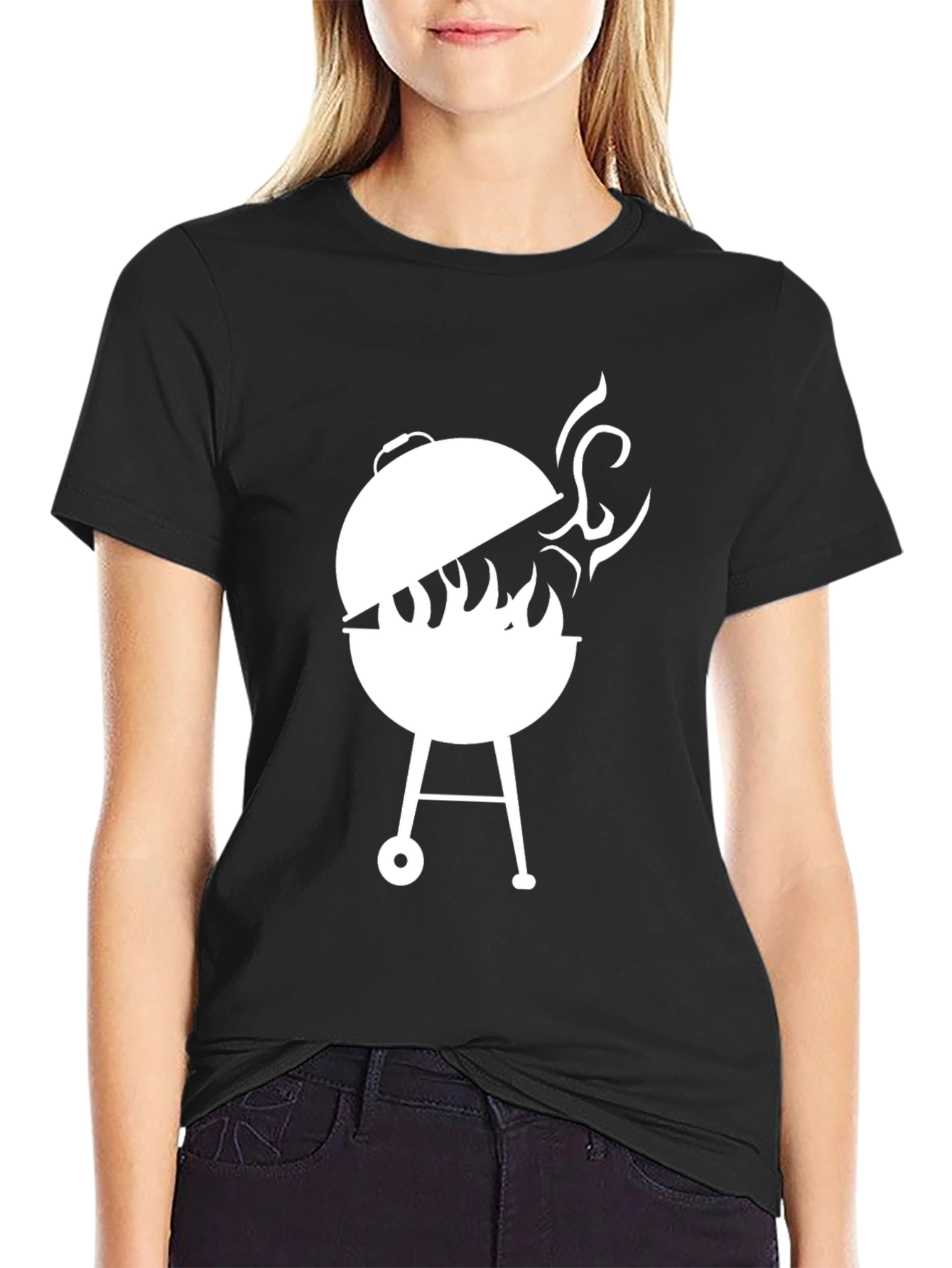 BBQ Grill T-Shirt - Smokin Hot Design