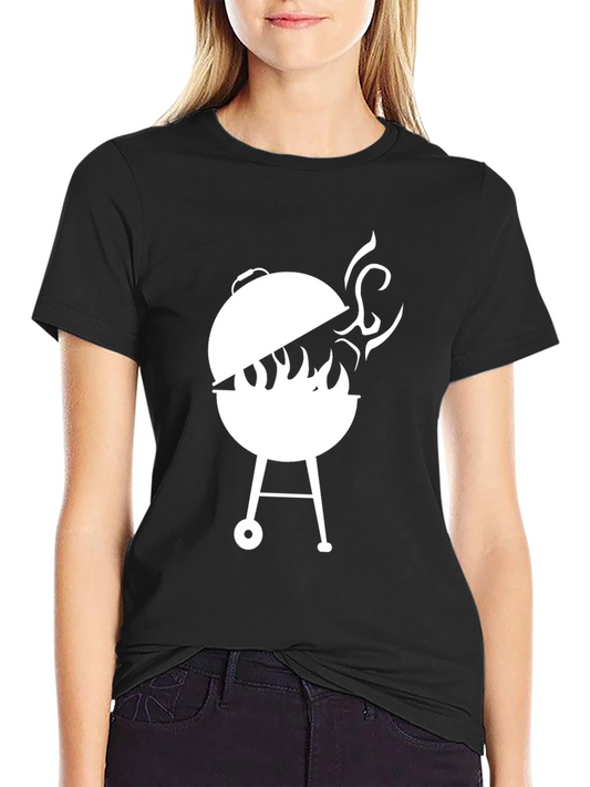 BBQ Grill T-Shirt - Smokin Hot Design