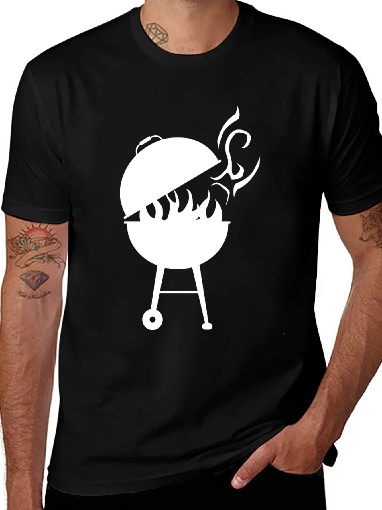 BBQ Grill T-Shirt - Smokin Hot Design