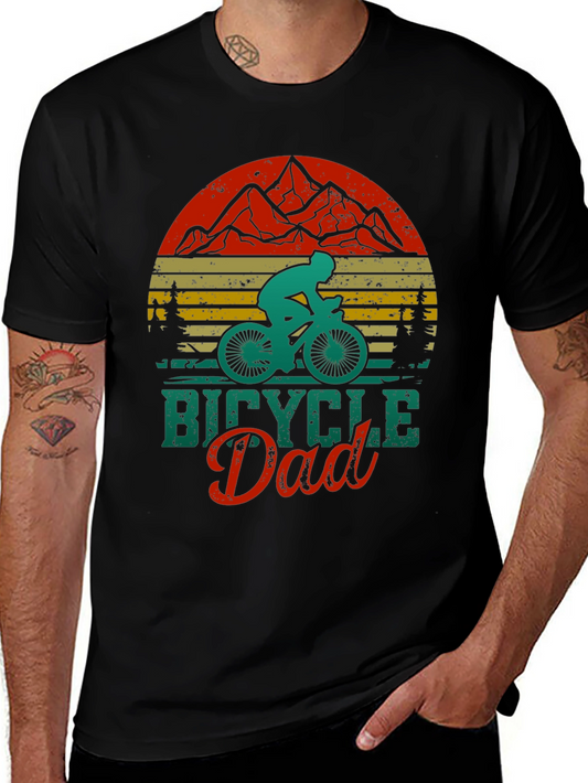 Bicycle Dad Graphic Tee - Perfect for Cycling Lovers!