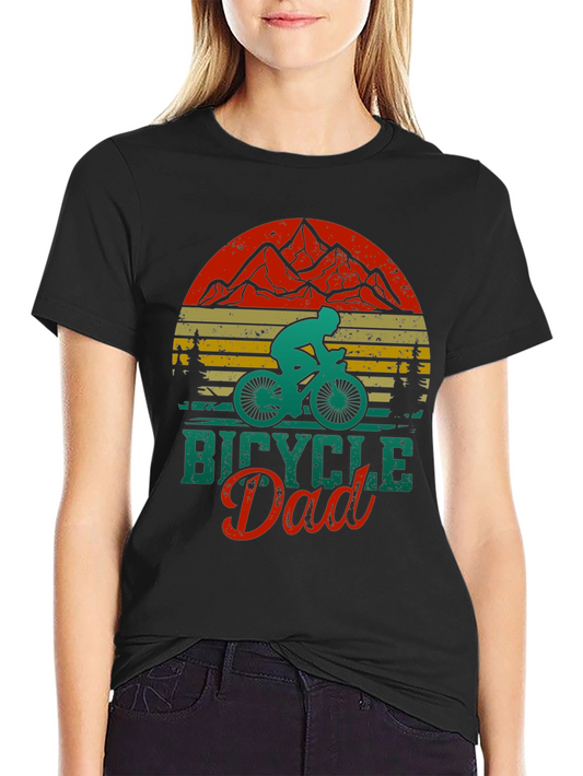 Bicycle Dad Graphic Tee - Perfect for Cycling Lovers!