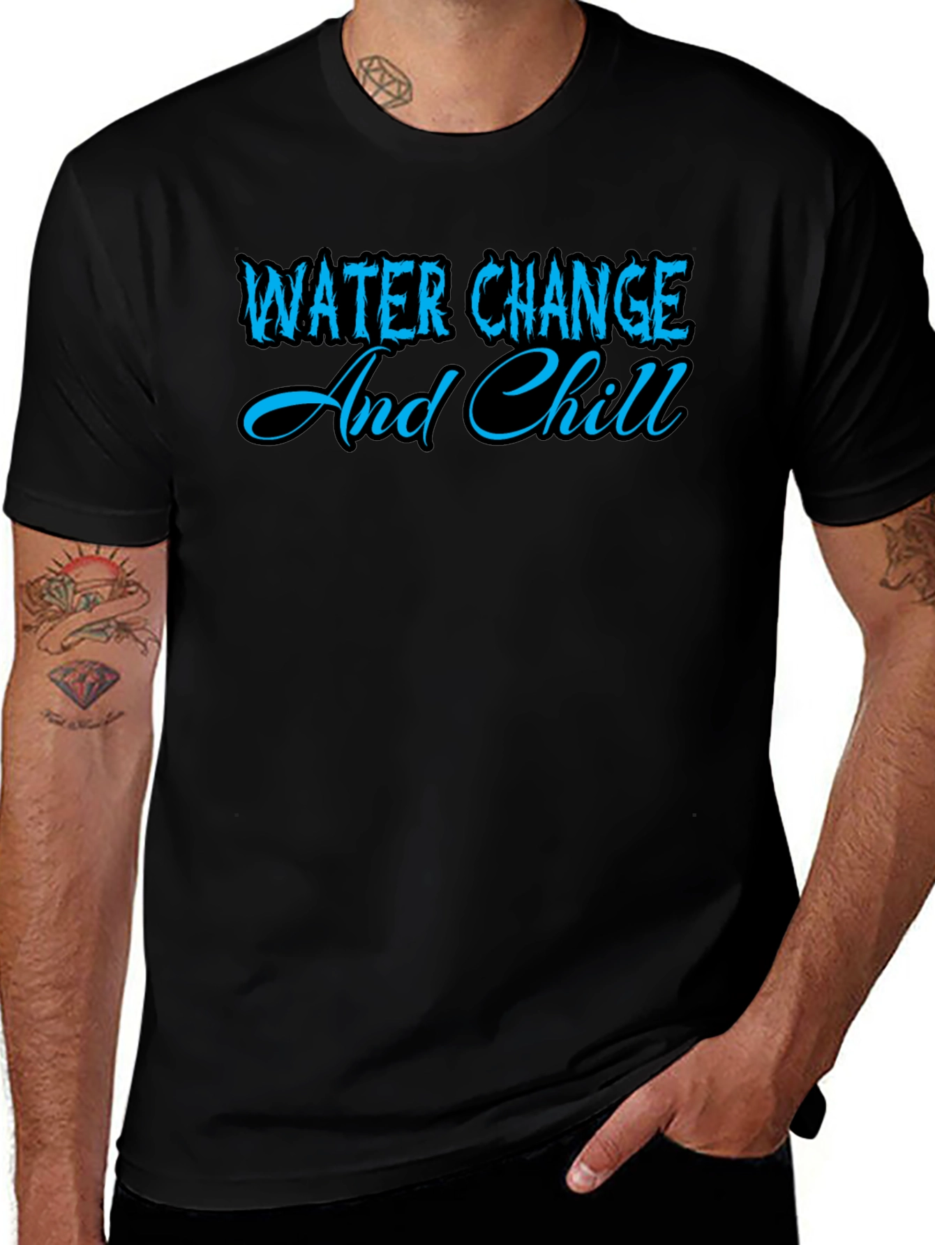 Water Change and Chill Graphic T-Shirt