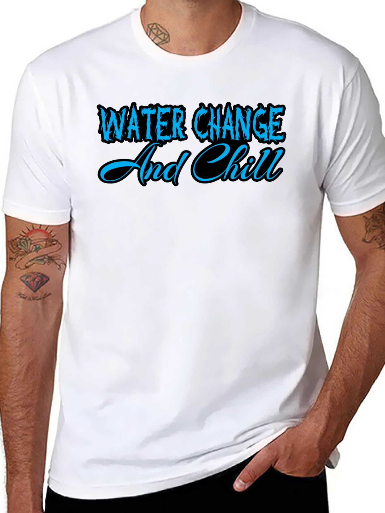Water Change and Chill Graphic T-Shirt