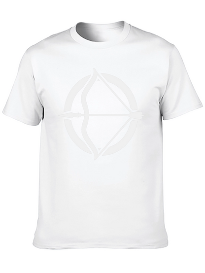 Archery Circle Graphic Tee - Stylish Black T-Shirt
