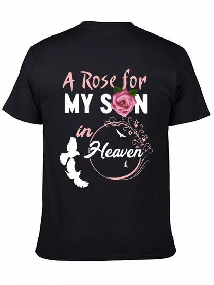 A Rose For My Son In Heaven T-Shirt