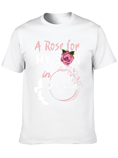 A Rose For My Son In Heaven T-Shirt