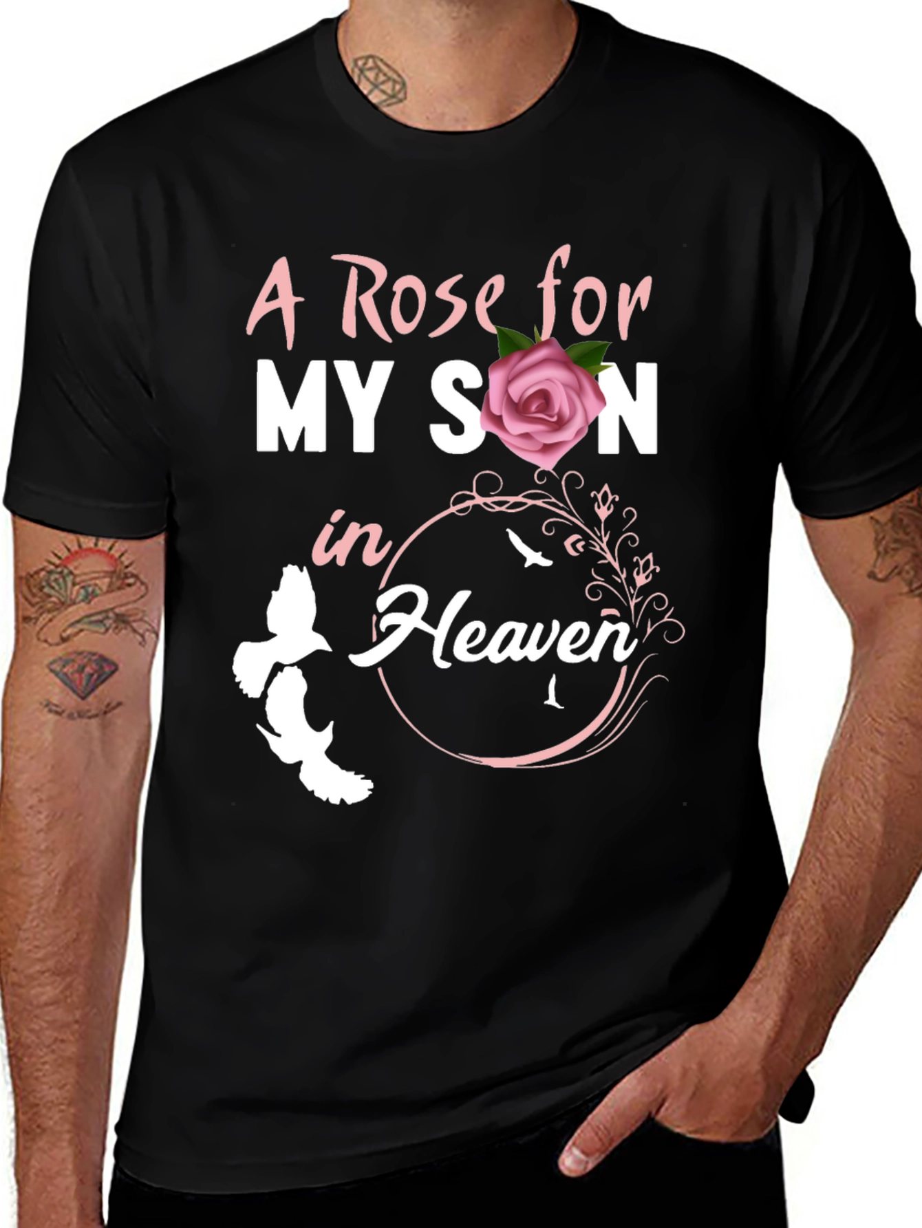 A Rose For My Son In Heaven T-Shirt