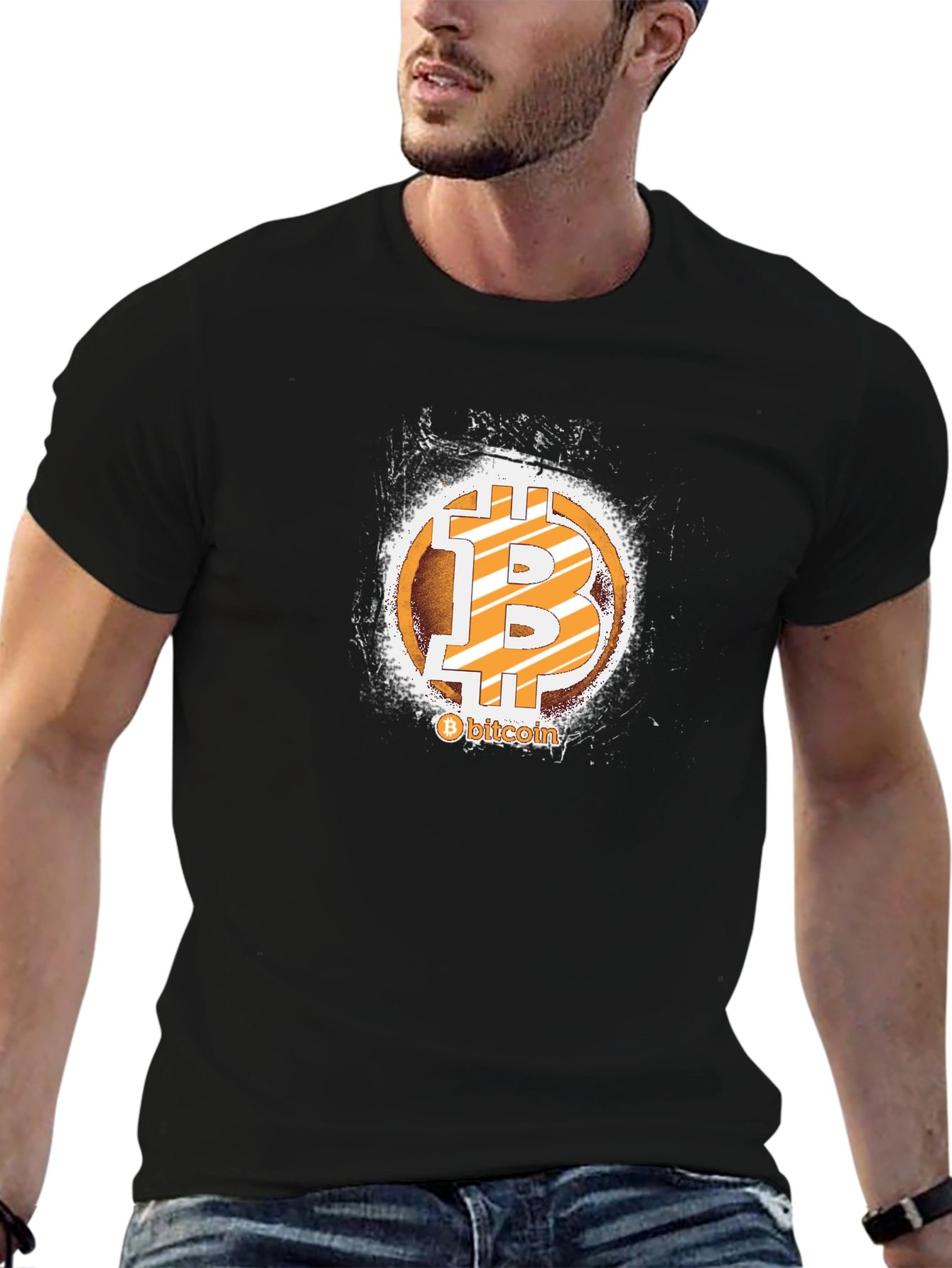 Bitcoin Graphic Tee - Black Crypto T-Shirt