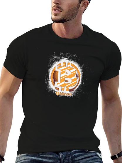 Bitcoin Graphic Tee - Black Crypto T-Shirt