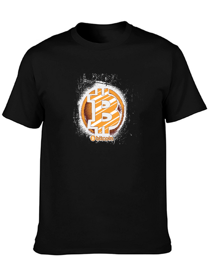Bitcoin Graphic Tee - Black Crypto T-Shirt