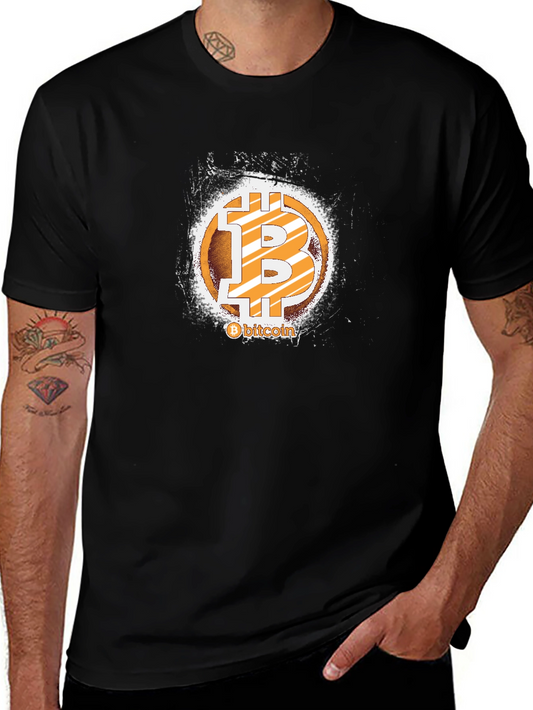 Bitcoin Graphic Tee - Black Crypto T-Shirt