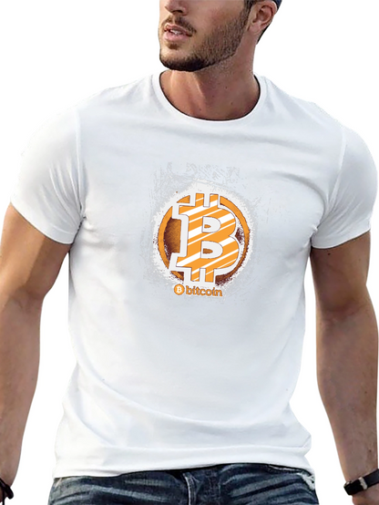 Bitcoin Graphic Tee - Black Crypto T-Shirt