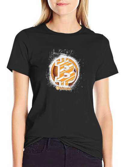 Bitcoin Graphic Tee - Black Crypto T-Shirt