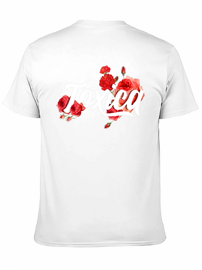 Toxic Black Graphic Tee with Roses