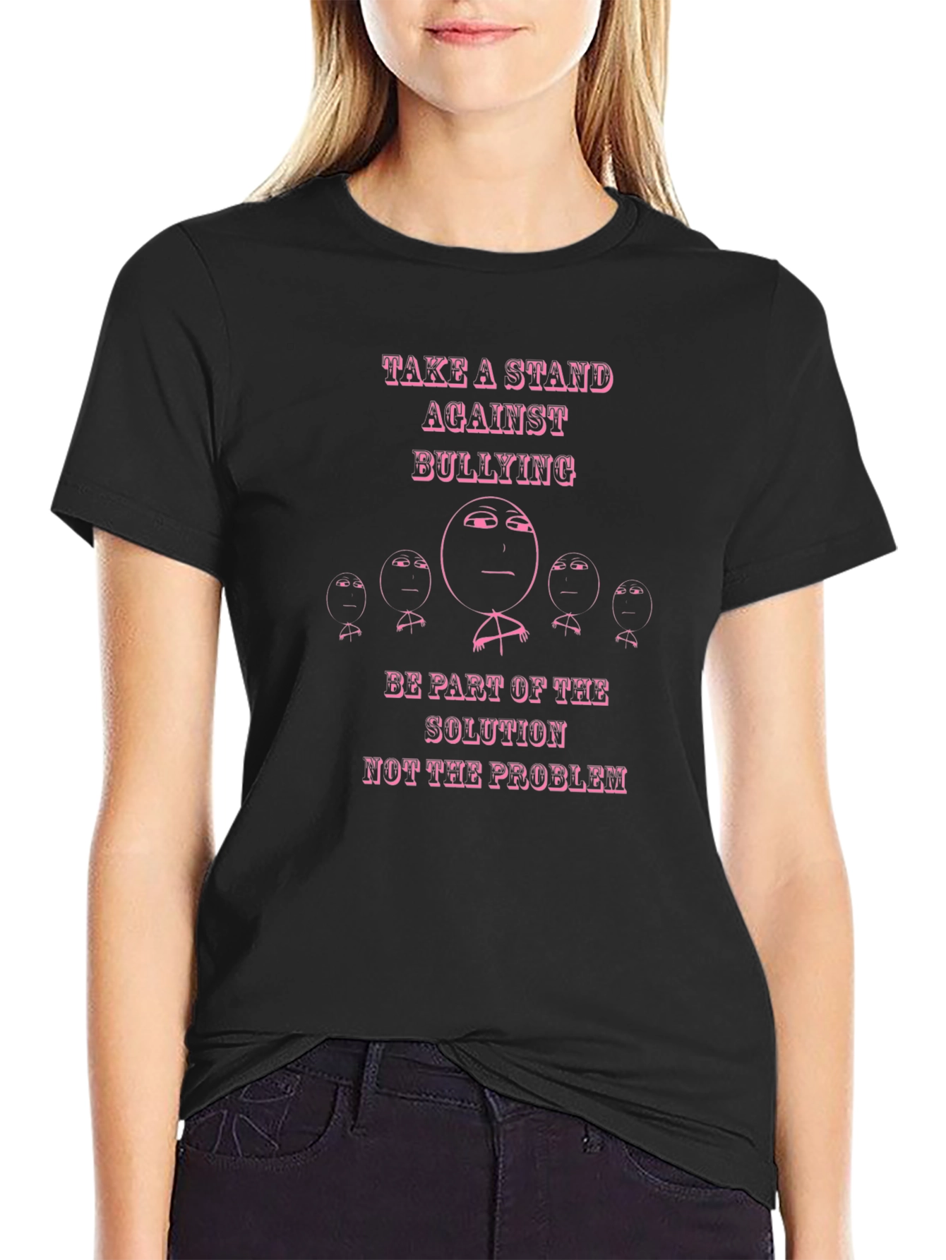 Stand Against Bullying Black T-Shirt