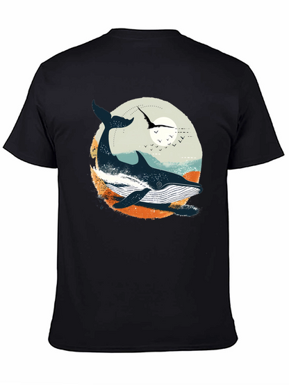 Whale Graphic T-Shirt - Coastal Design