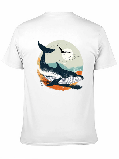 Whale Graphic T-Shirt - Coastal Design