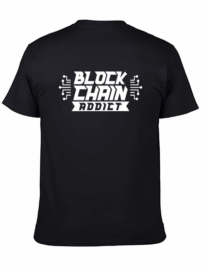 Blockchain Addict Graphic Tee