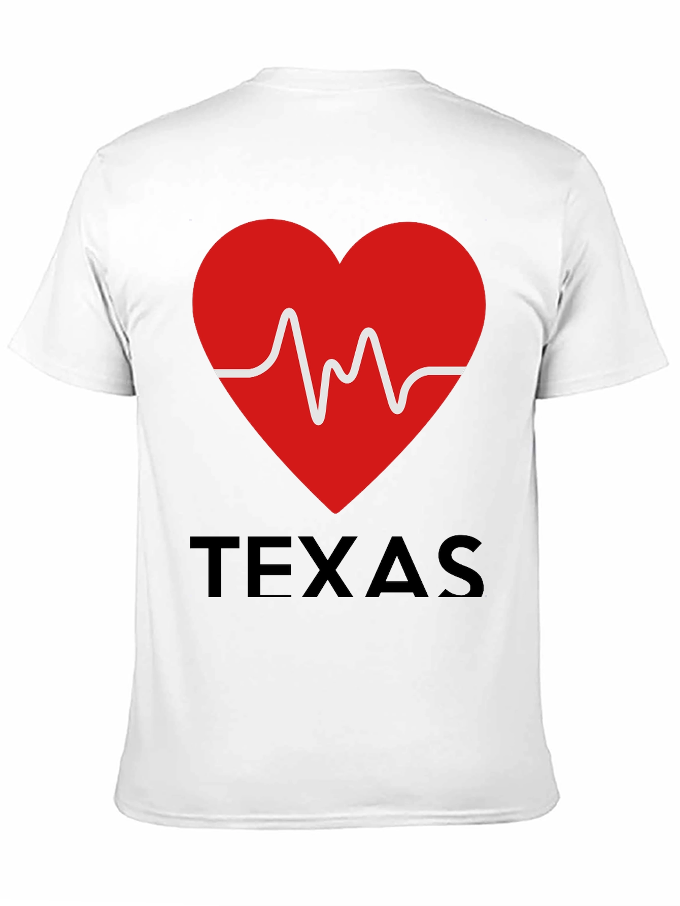 Texas Heartbeat Graphic T-Shirt