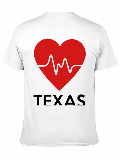 Texas Heartbeat Graphic T-Shirt