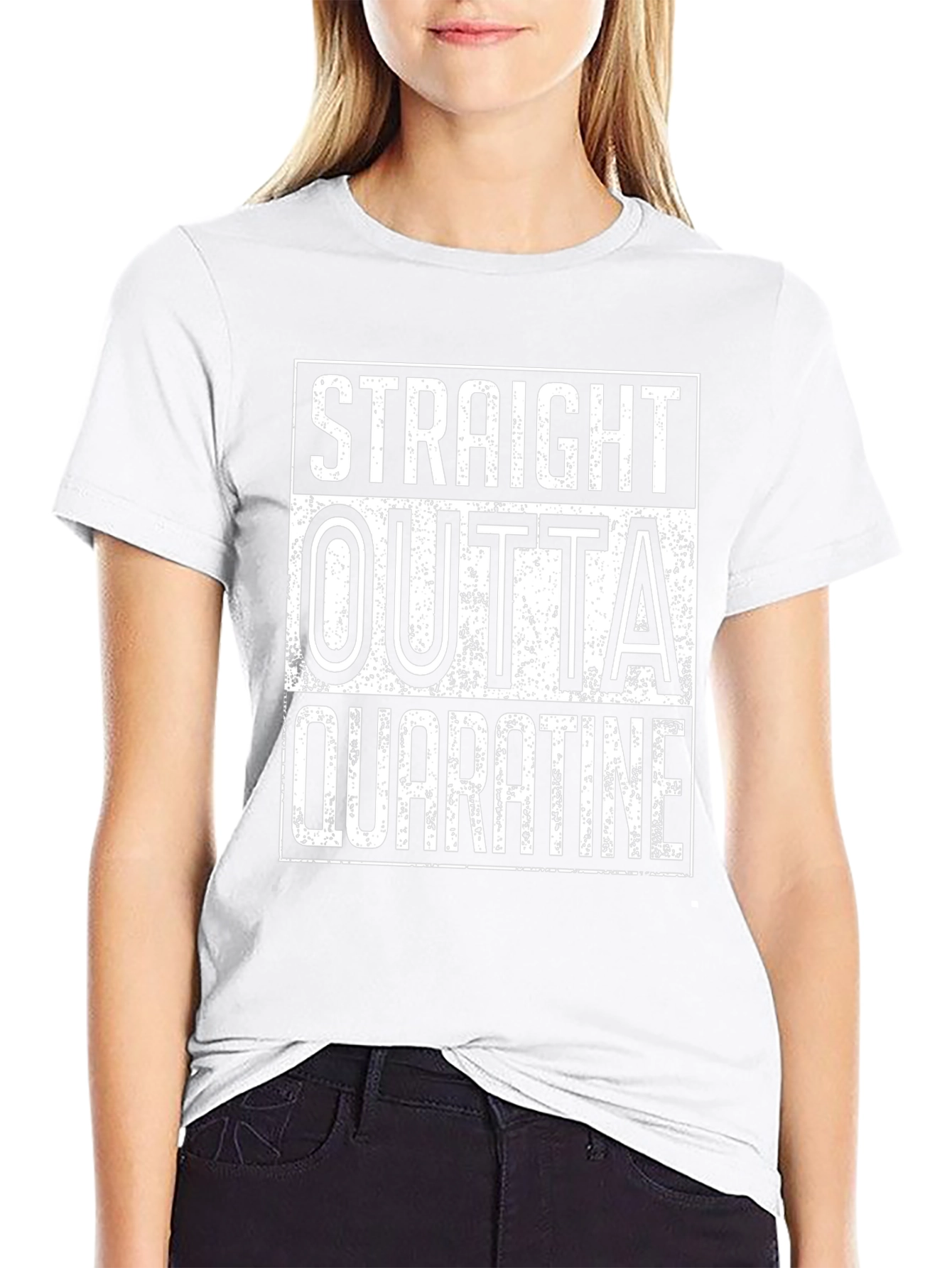 Straight Outta Quarantine Graphic Tee