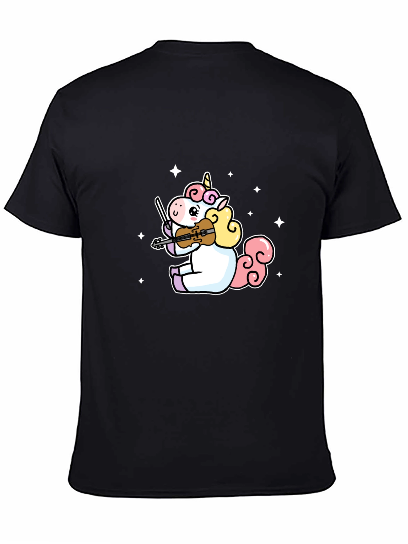Unicorn Violinist Graphic T-Shirt