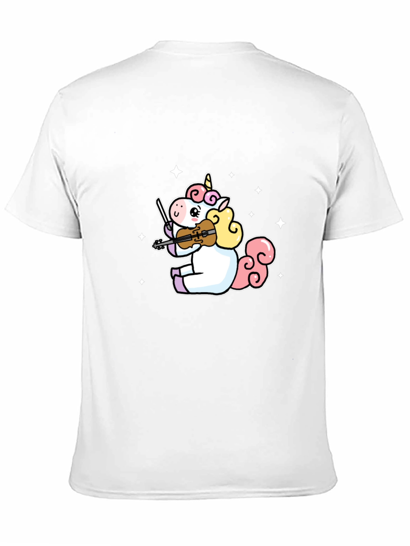 Unicorn Violinist Graphic T-Shirt