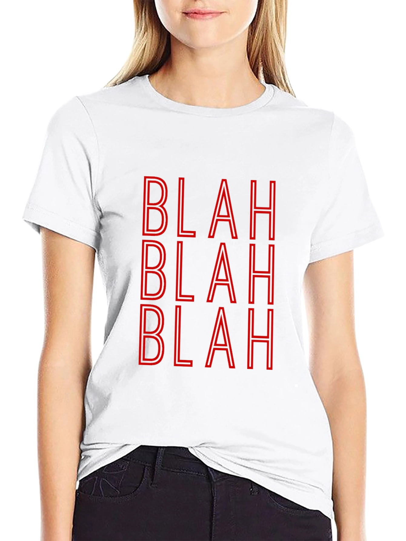 Blah Statement Tee - Bold Graphic T-Shirt