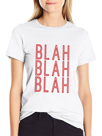 Blah Statement Tee - Bold Graphic T-Shirt