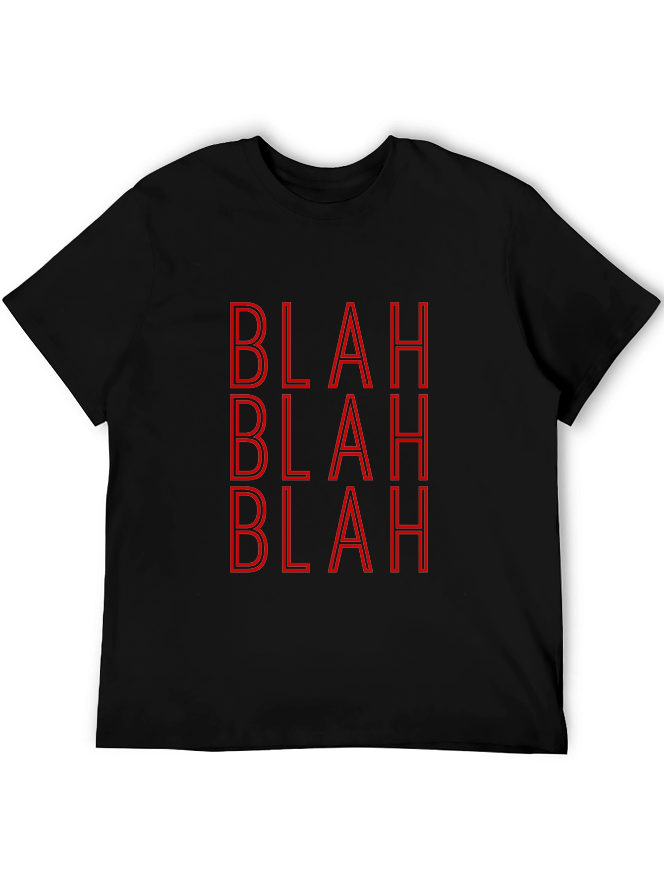 Blah Statement Tee - Bold Graphic T-Shirt