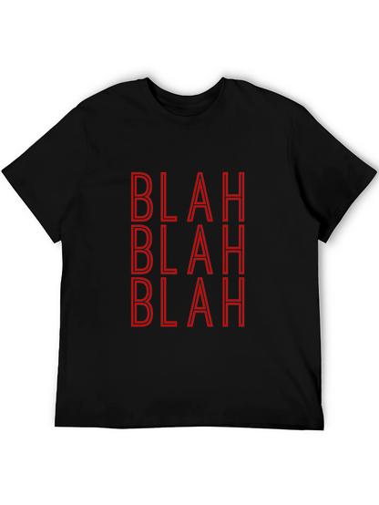Blah Statement Tee - Bold Graphic T-Shirt