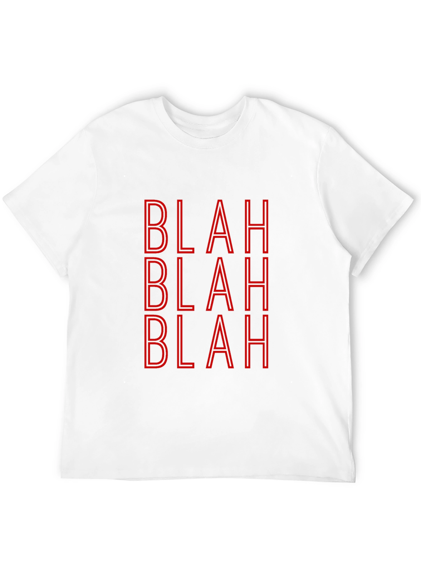 Blah Statement Tee - Bold Graphic T-Shirt