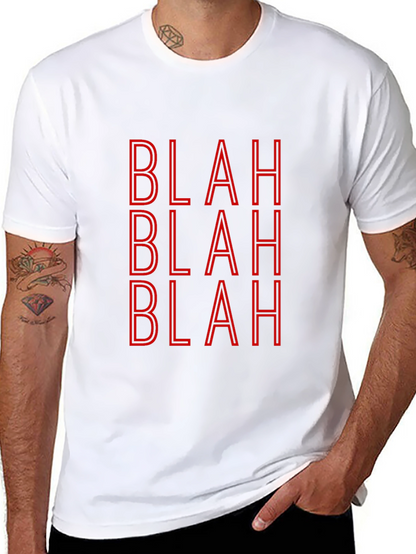 Blah Statement Tee - Bold Graphic T-Shirt