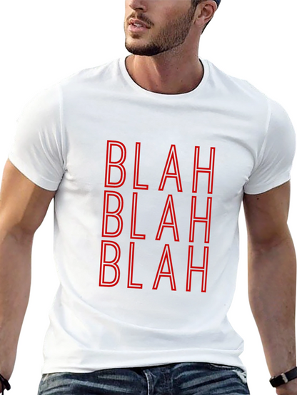 Blah Statement Tee - Bold Graphic T-Shirt