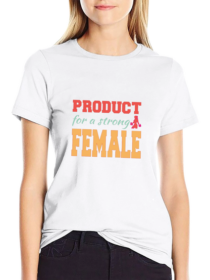 Strong Female Graphic Tee - Black Unisex T-Shirt