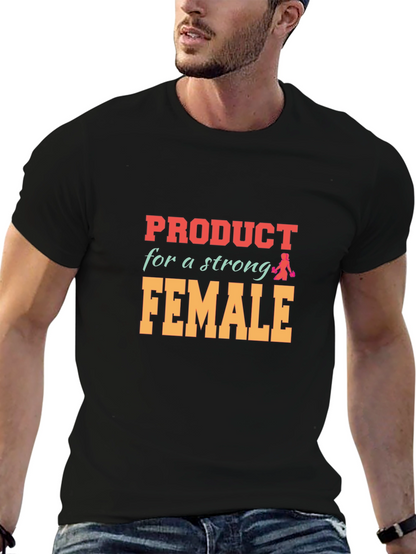Strong Female Graphic Tee - Black Unisex T-Shirt
