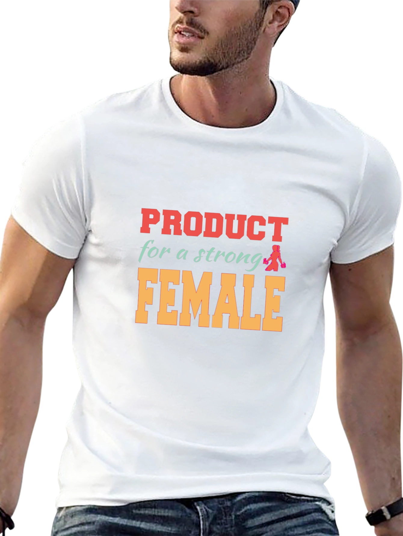 Strong Female Graphic Tee - Black Unisex T-Shirt