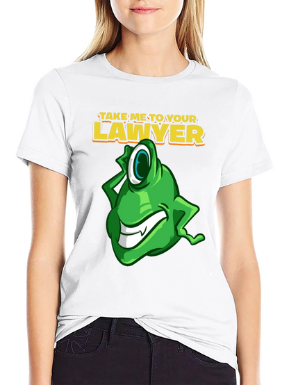 Take Me To Your Lawyer Black T-Shirt