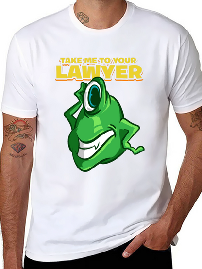 Take Me To Your Lawyer Black T-Shirt