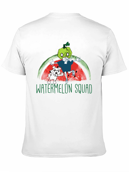 Watermelon Squad Graphic Tee - Unique Cartoon Design